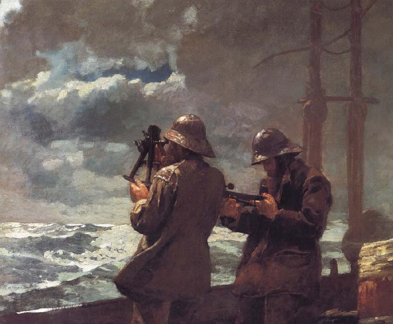 Winslow Homer Eight Bells oil painting image